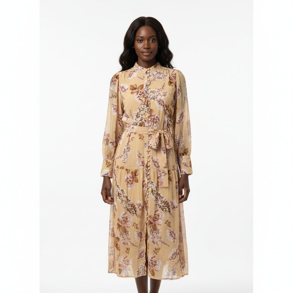 Assorted Printed Long Dress