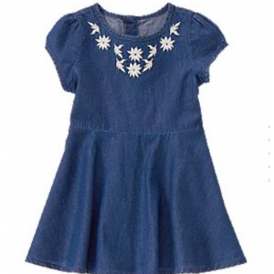 crazy8 blue jeans colour dress