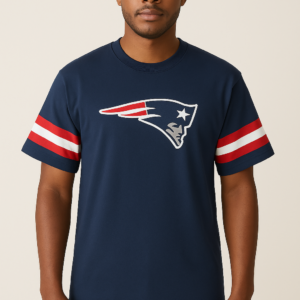 New England Patriots Lounge Tee Blue Small