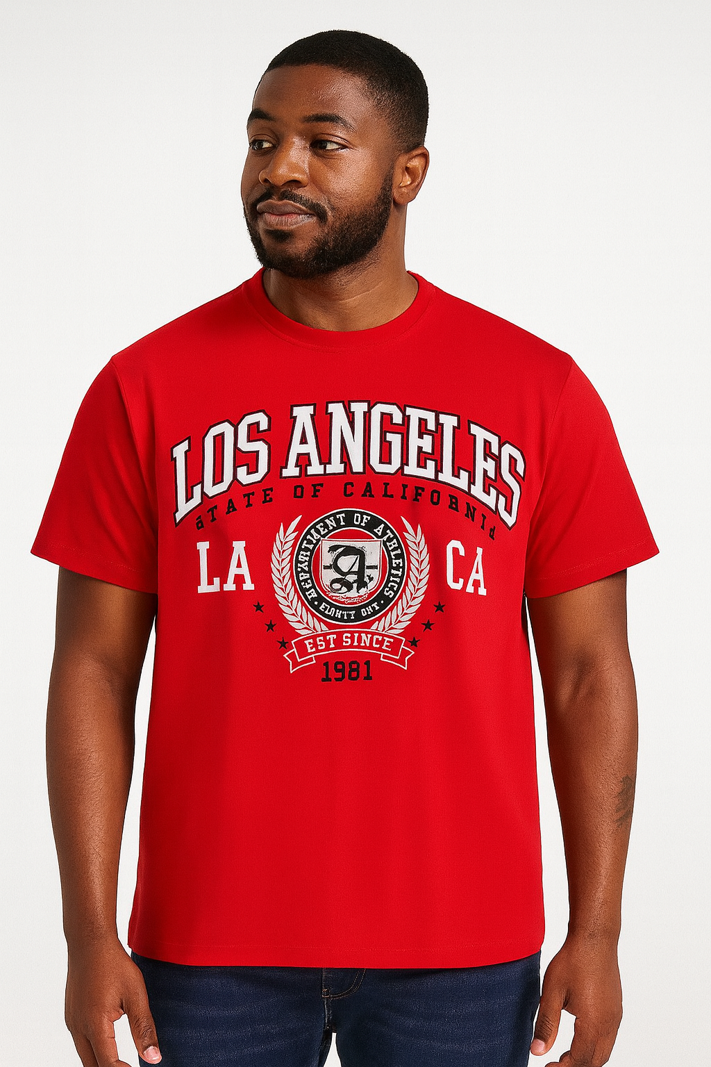 Red Graphic T Shirt